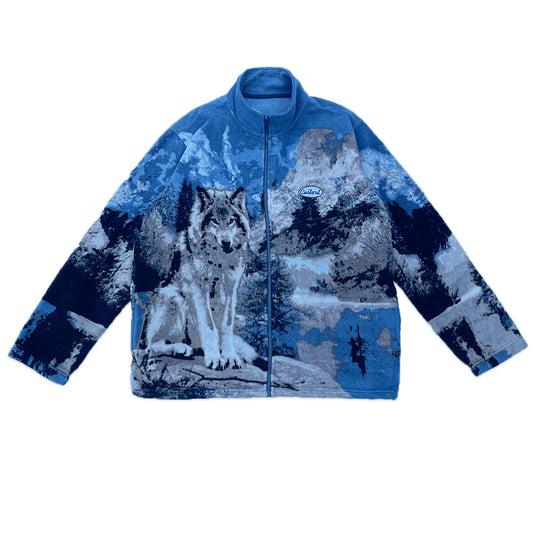 Custard Reclaimed Pattern Fleece | Size X-Large