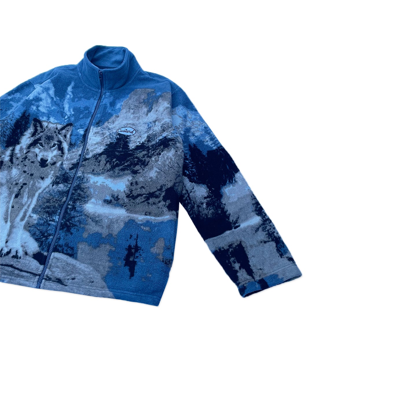 Custard Reclaimed Pattern Fleece | Size X-Large