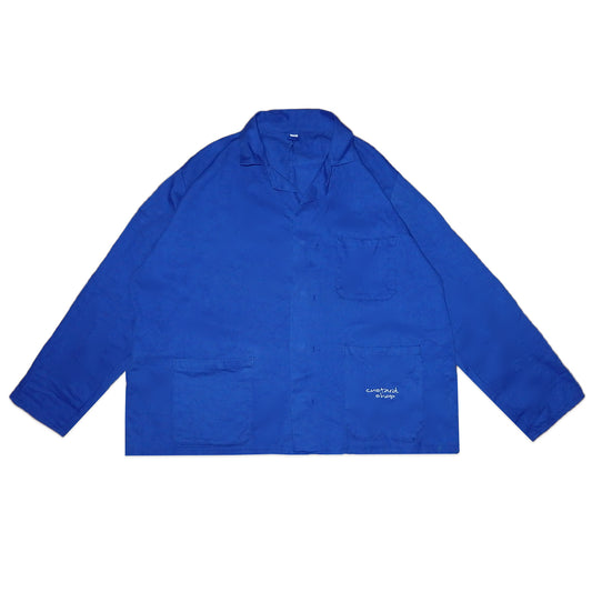 Custard Reclaimed Blue Worker Jacket | Size Large
