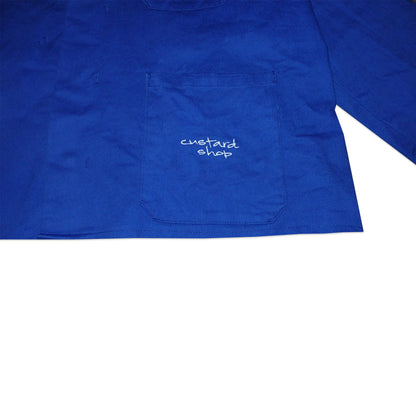 Custard Reclaimed Blue Worker Jacket | Size Large