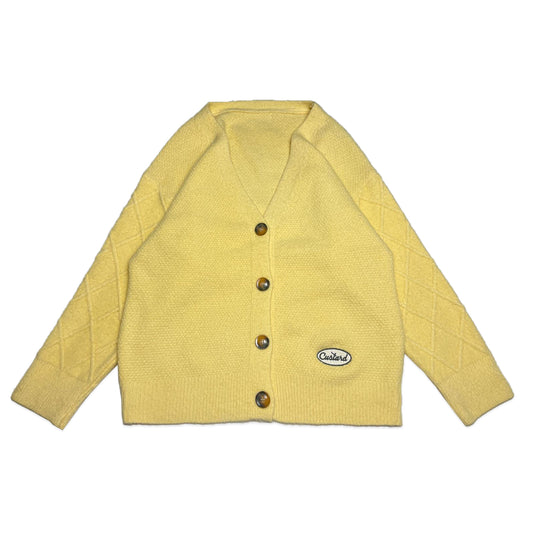 Custard Reclaimed Button Cardigan | Size Medium