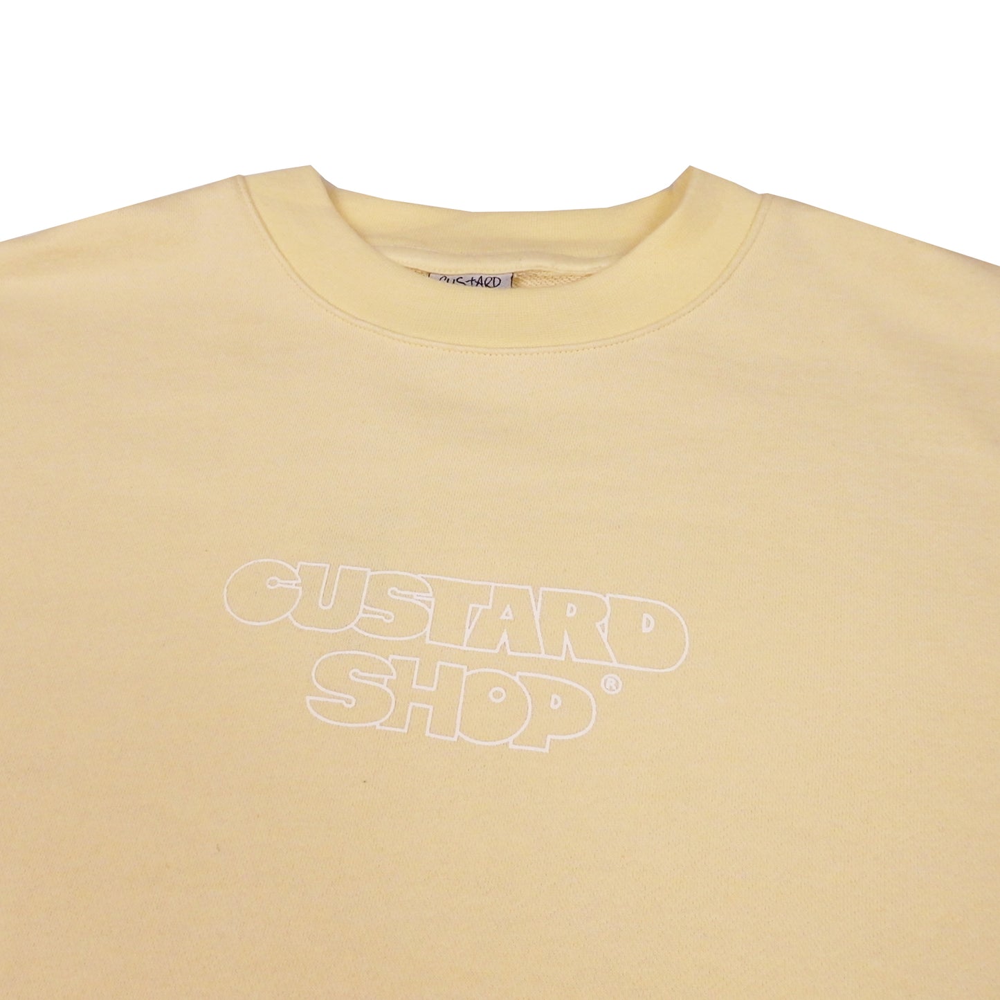 Heavyweight Block Print T-Shirt | Pastel Yellow