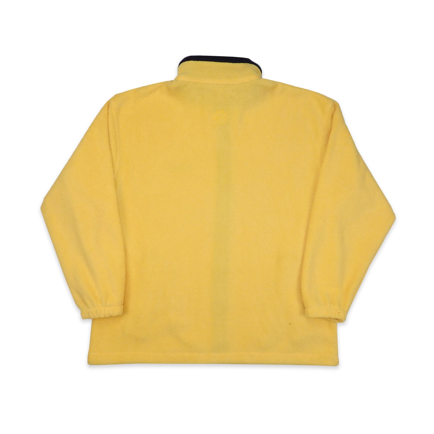 Custard Reclaimed Yellow Full-Zip Fleece | Size Medium
