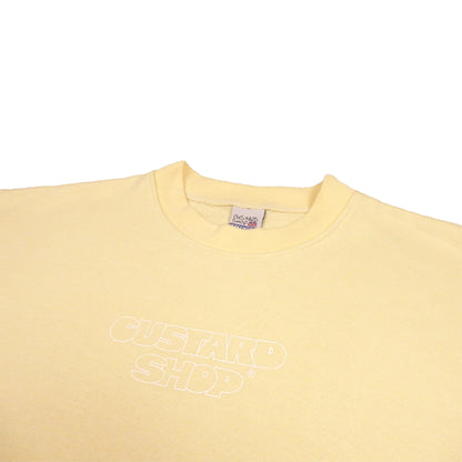 Heavyweight Block Print T-Shirt | Pastel Yellow