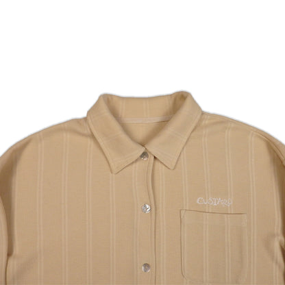 Custard Reclaimed Mustard Overshirt | Size Large