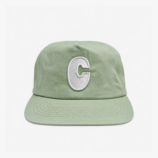 Aloe Cotton 6 Panel Initial Adjustable Cap