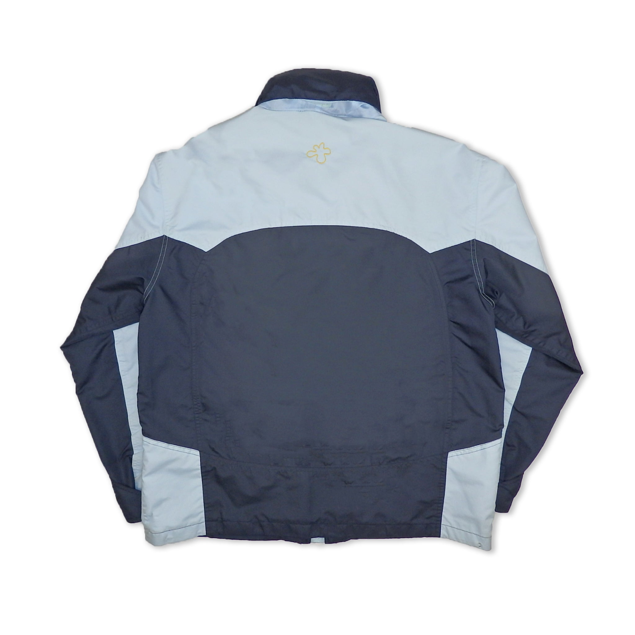 Custard Reclaimed Two-Tone Windbreaker Jacket | Size XL