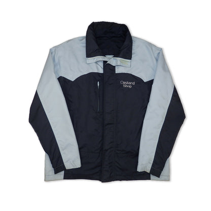 Custard Reclaimed Two-Tone Windbreaker Jacket | Size XL
