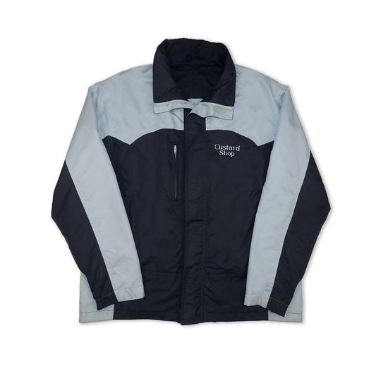 Custard Reclaimed Two-Tone Windbreaker Jacket | Size XL