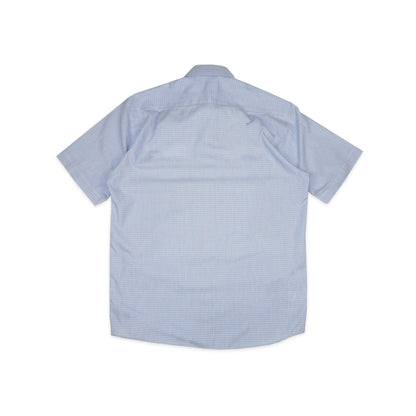 Custard Reclaimed Light Blue Check Shirt | Size Medium