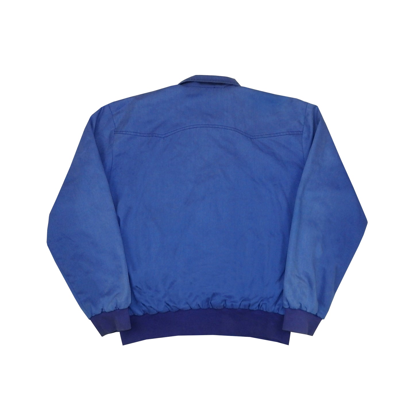 Custard Reclaimed Blue Bomber Jacket | Size Large