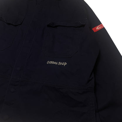 Custard Reclaimed Navy Chore Jacket | Size Large