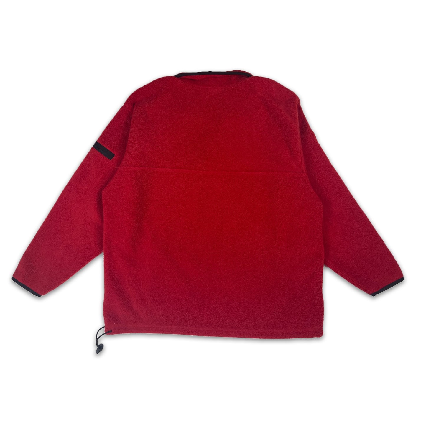 Custard Reclaimed Red 1/4 Zip Fleece | Size Large