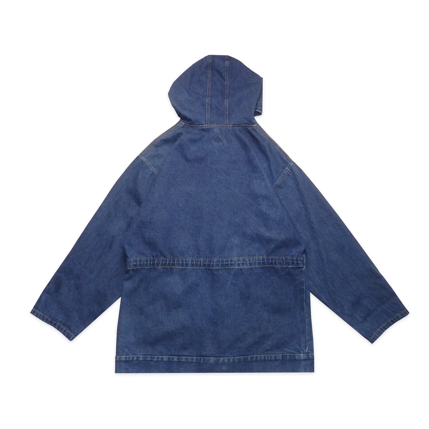 Custard Reclaimed Hooded Denim Jacket | Size XL
