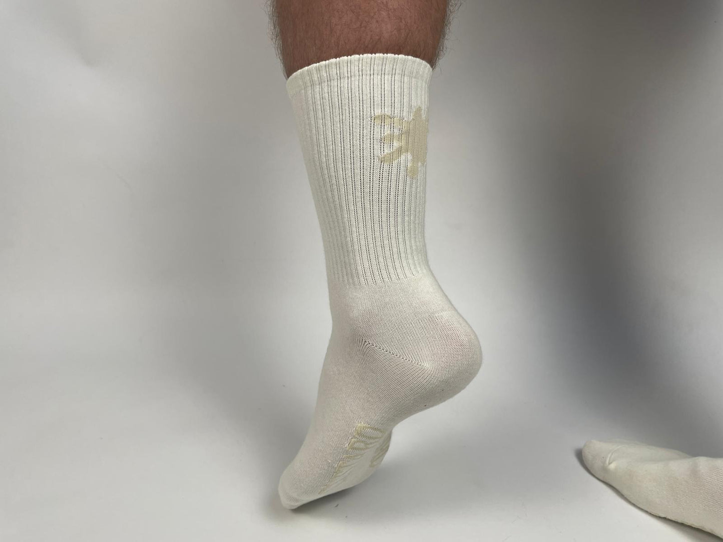 Two-Tone Socks | Beige