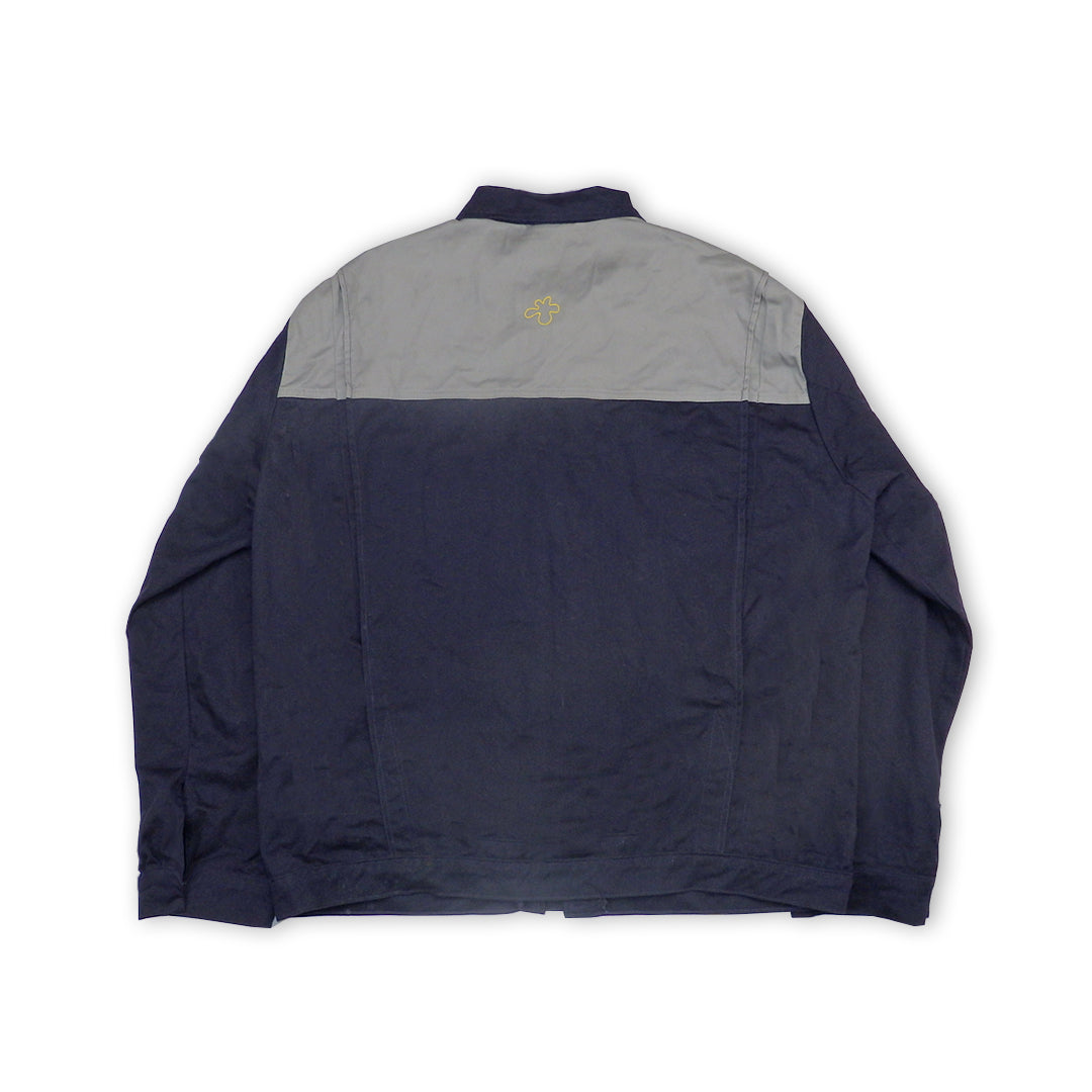 Custard Reclaimed Two-Tone Chore Jacket | Size XL