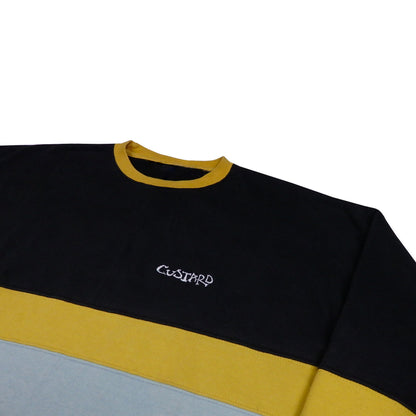 Custard Reclaimed Stripe Jumper | Size L/XL