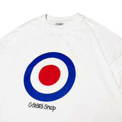 Lightweight Boxy Mod Print T-Shirt | White