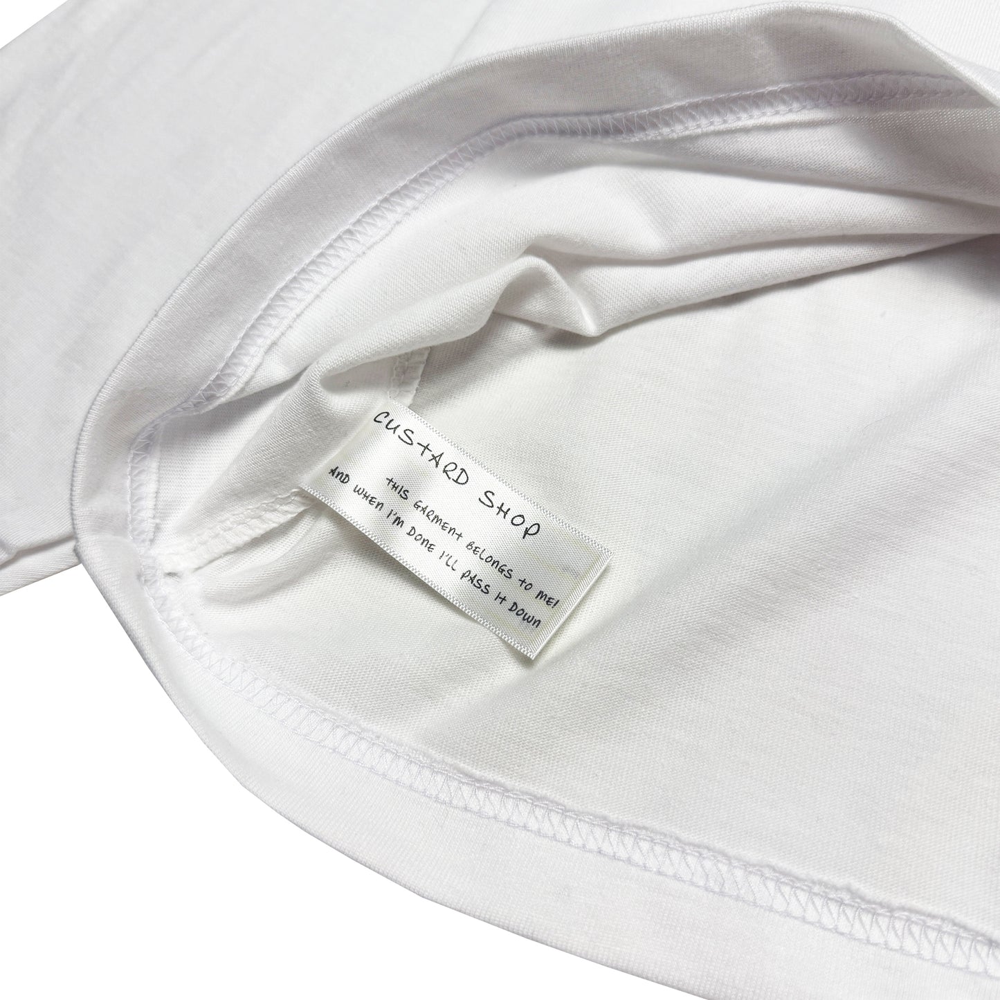 Lightweight Boxy Mod Print T-Shirt | White