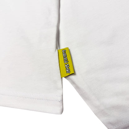 Lightweight Boxy Mod Print T-Shirt | White