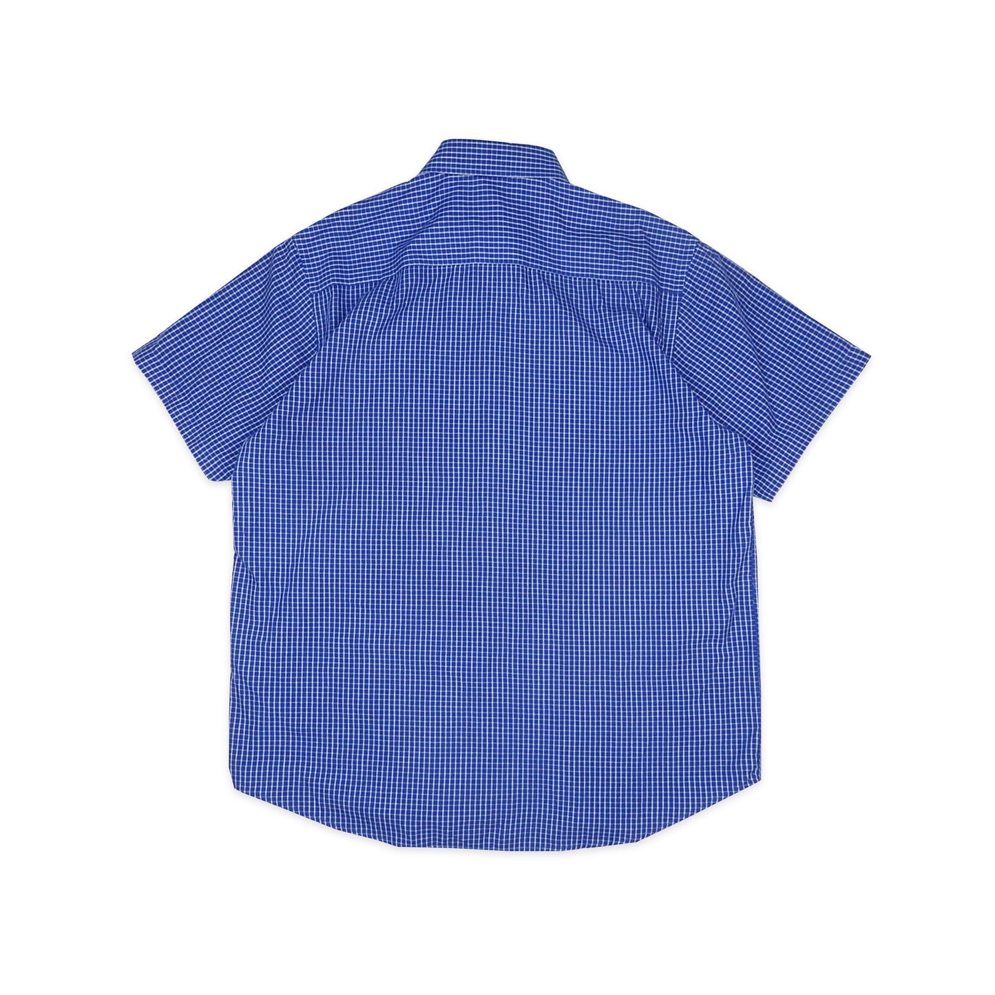 Custard Reclaimed Blue Check Shirt | Size Large