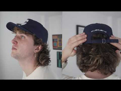 Navy Cotton 6 Panel Initial Cap