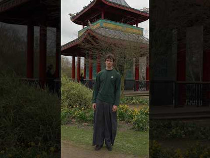 Lightweight Acid House Long Sleeve T-Shirt | Forest Green