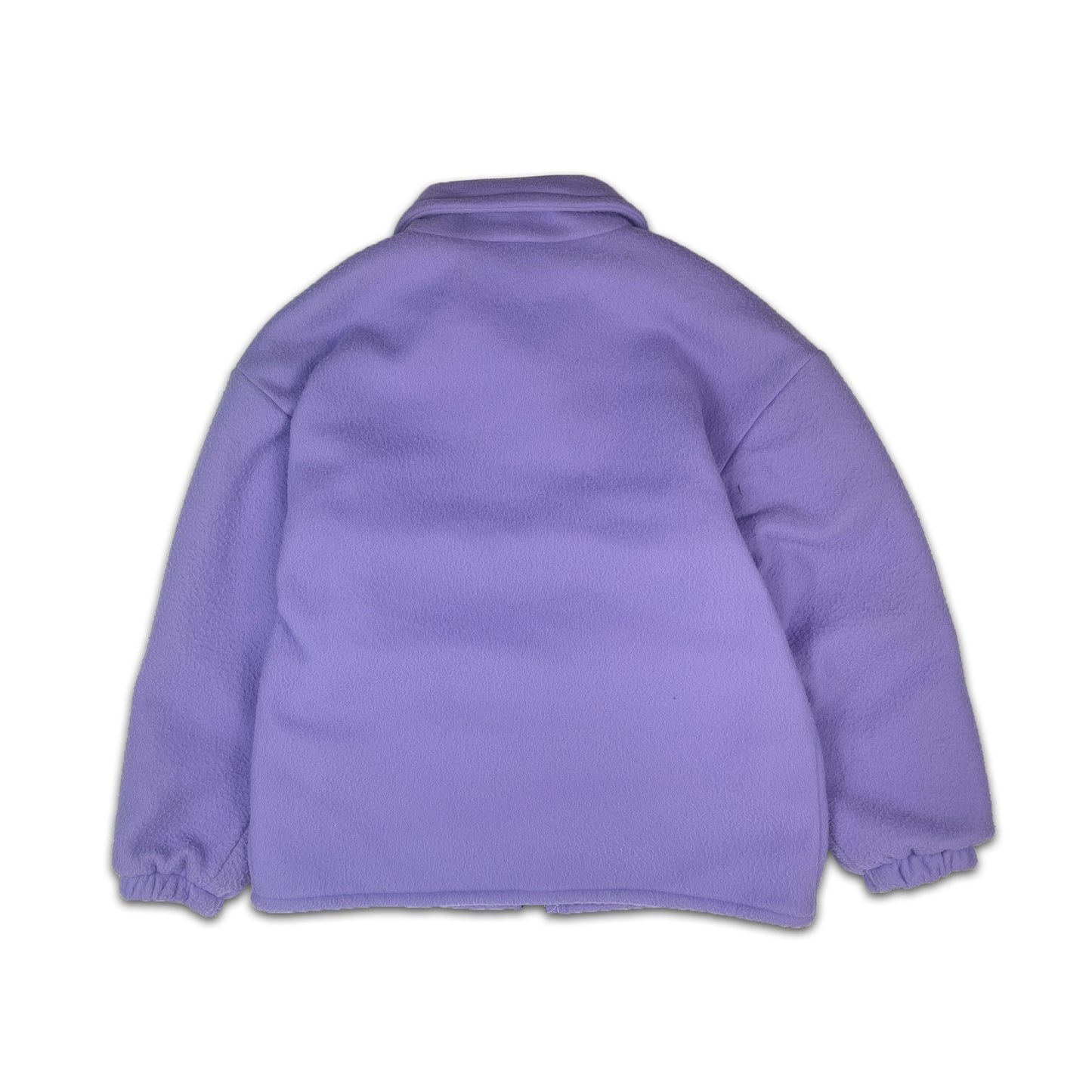 Custard Reclaimed Purple Full-Zip Fleece | Size Medium