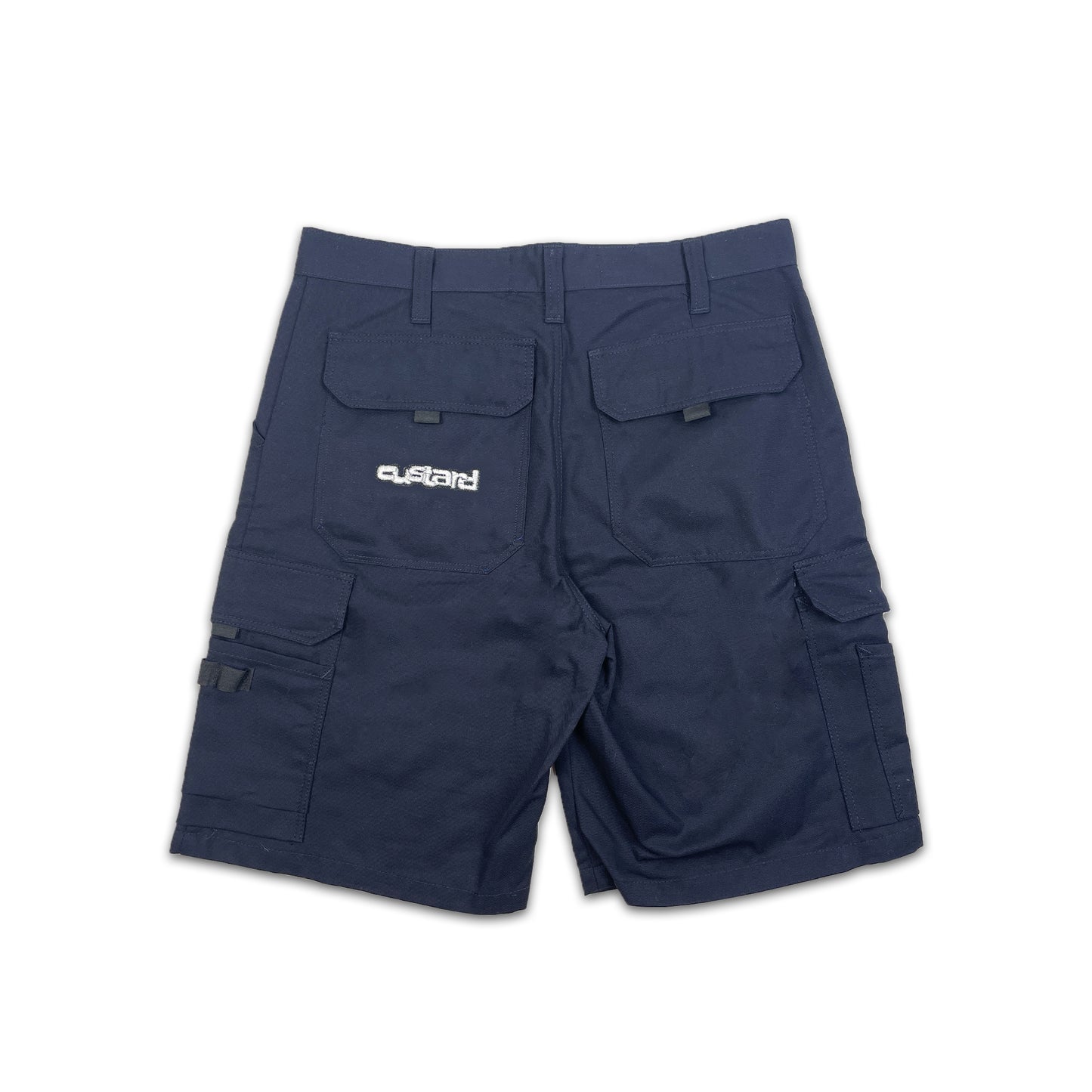 Custard Reclaimed Navy Combat Shorts | Size 30"