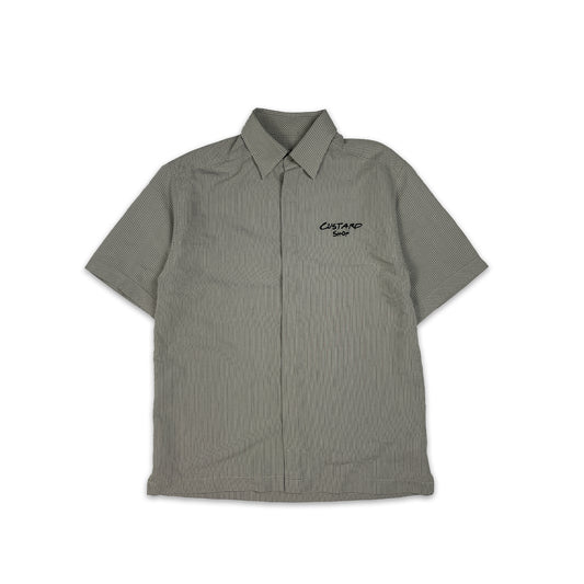 Custard Reclaimed Olive Check Shirt | Size Large