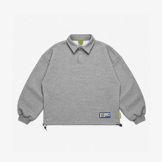 Stockport Sweat Polo | Heather Grey