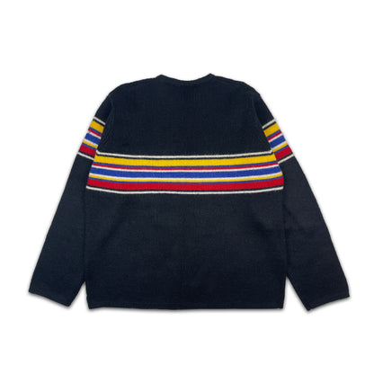 Custard Reclaimed Striped Jumper | Size Small