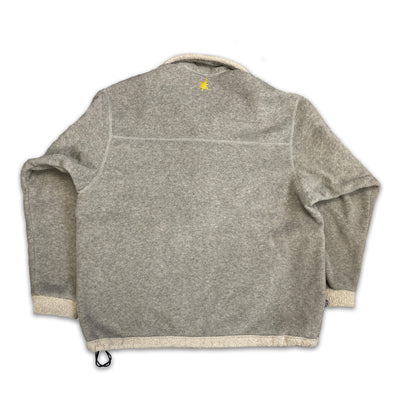 Custard Reclaimed Beige 1/4 Zip Sherpa Fleece | Size Large