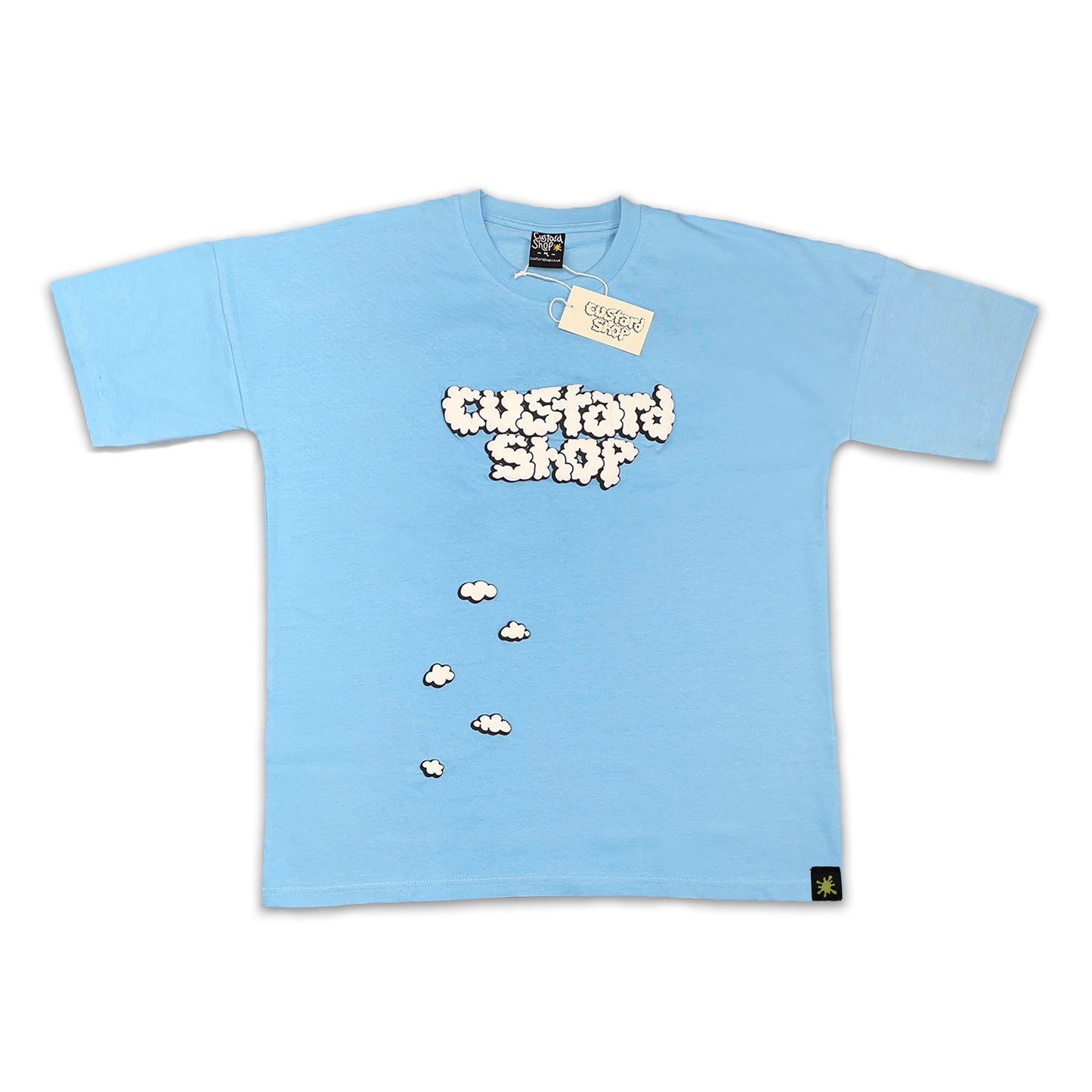 Cloud Puff Print T-Shirt | Sky Blue