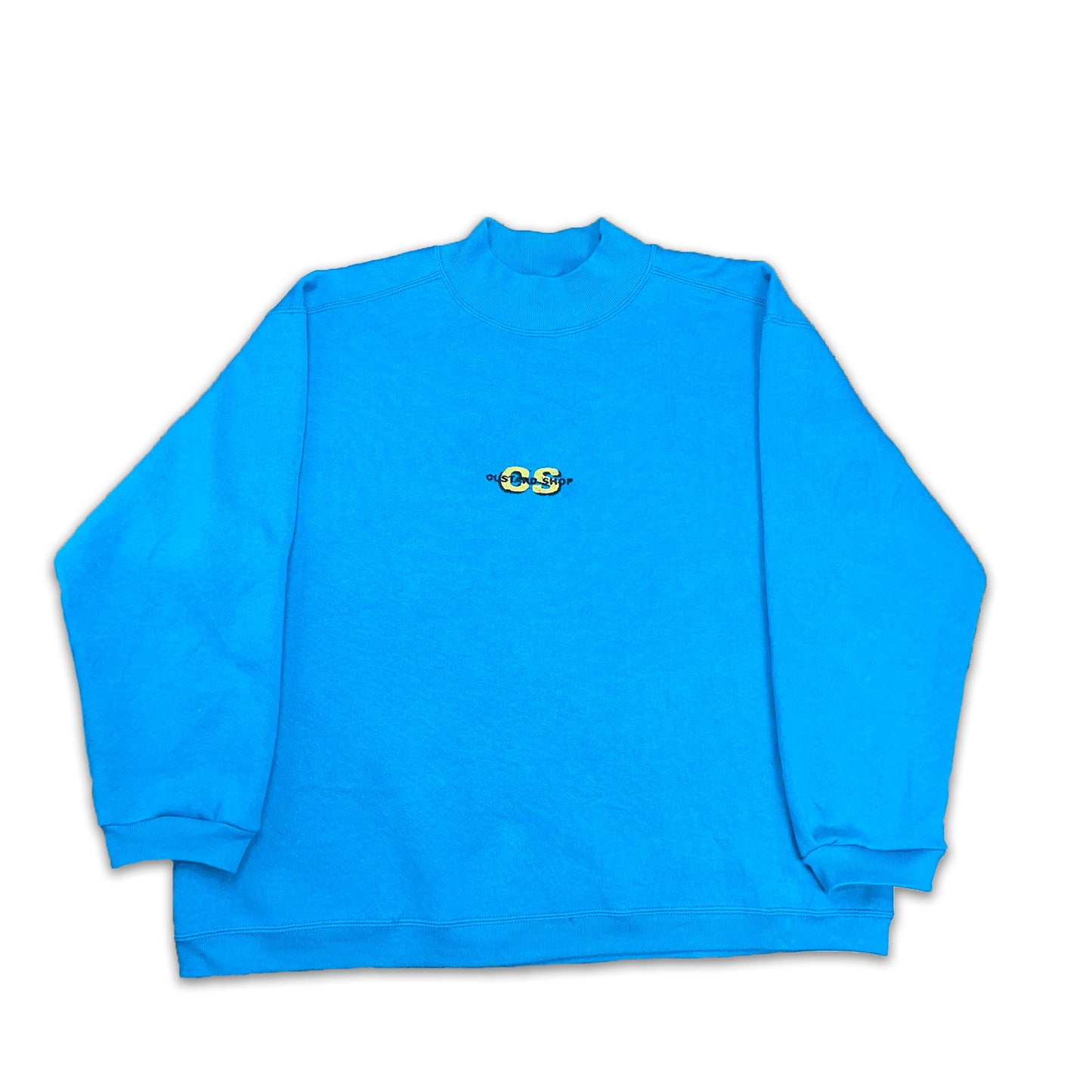 Custard Reclaimed Baby Blue Sweatshirt | Size Small