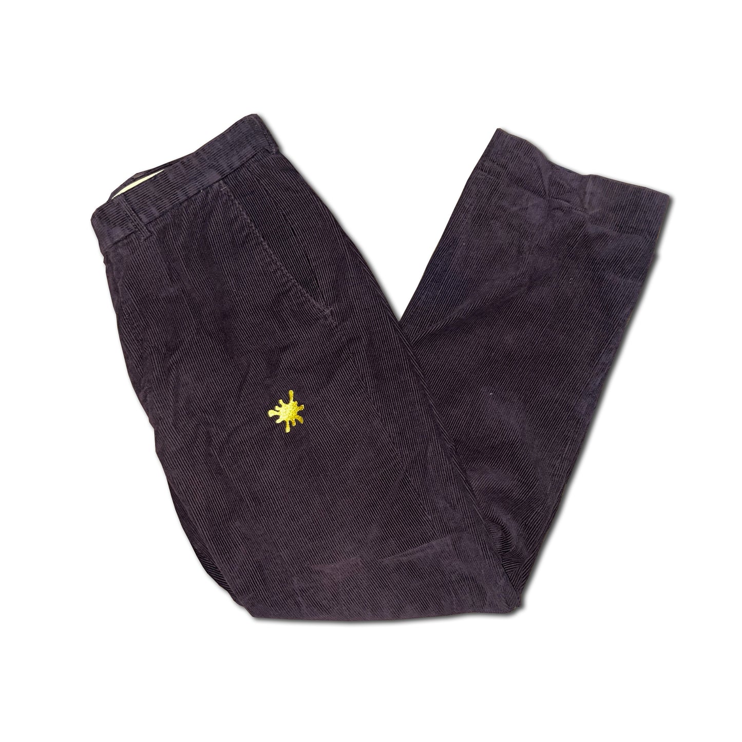 Custard Reclaimed Brown Corduroy Trousers | Size 34"