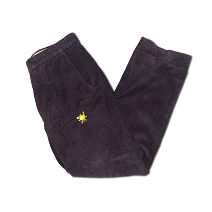 Custard Reclaimed Brown Corduroy Trousers | Size 34"
