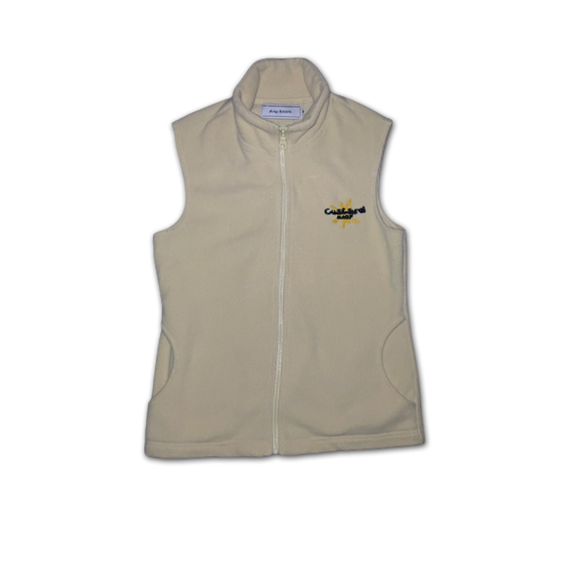 Custard Reclaimed Yellow Gilet Fleece | Size Small Custard Shop Official