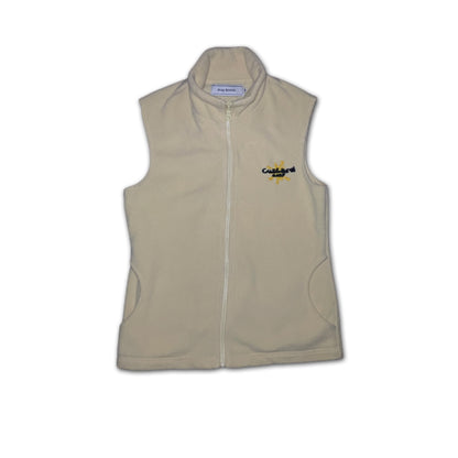 Custard Reclaimed Yellow Gilet Fleece | Size Small Custard Shop Official