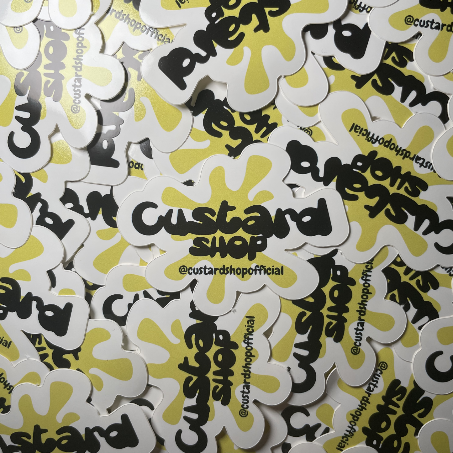 Custard Shop Official Splat Sticker Bundle Custard Shop Official