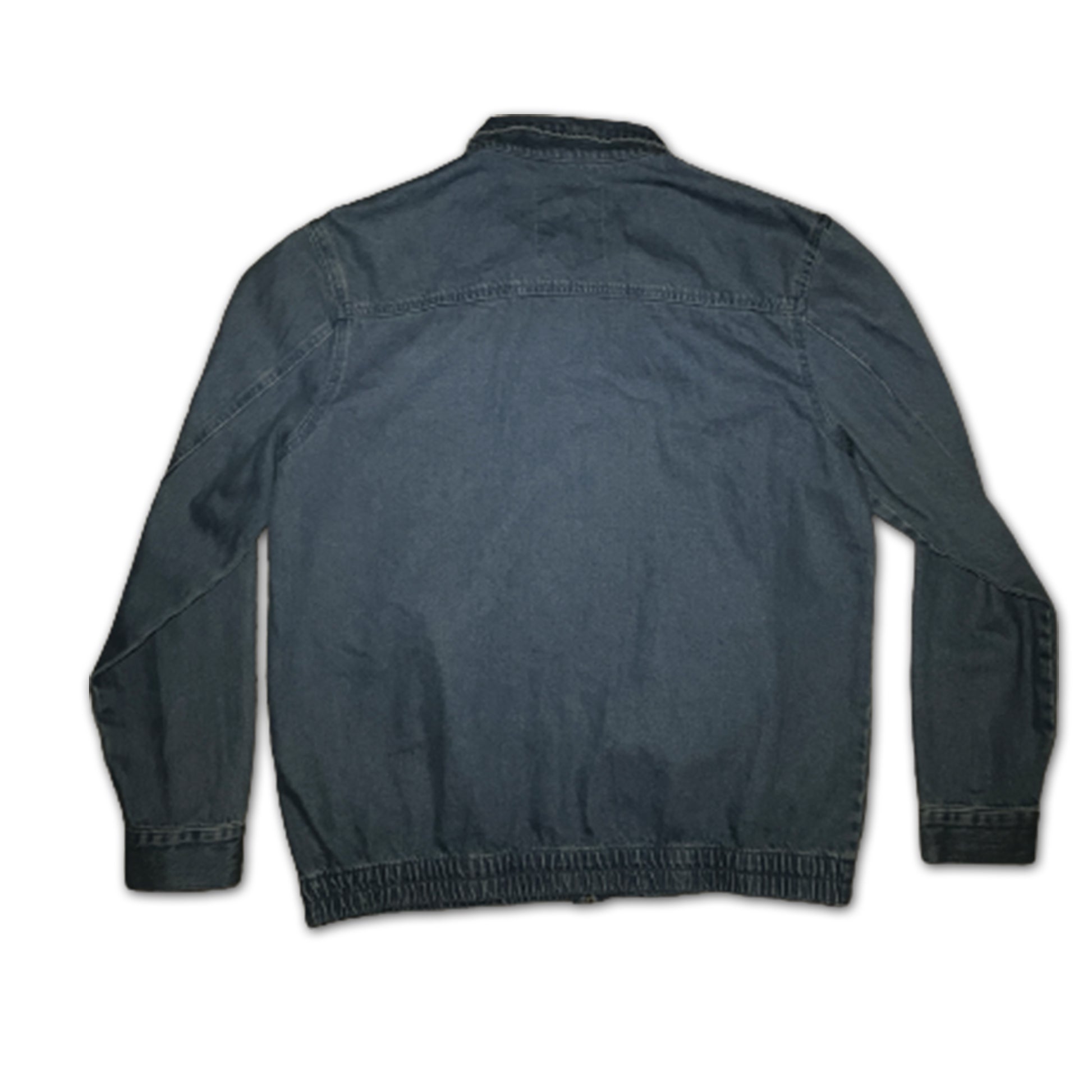 Custard Reclaimed Denim Zip-Up Jacket | Size XL Custard Shop Official