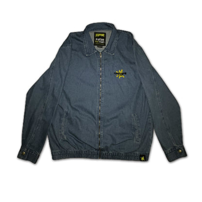 Custard Reclaimed Denim Zip-Up Jacket | Size XL Custard Shop Official