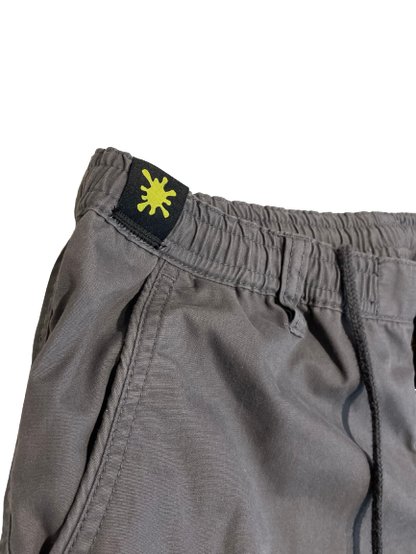 Custard Reclaimed Grey Cargo Trousers | Size 32"