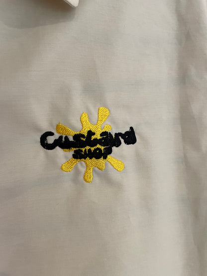 Custard Reclaimed Cream Bomber Jacket | Size Large Custard Shop Official