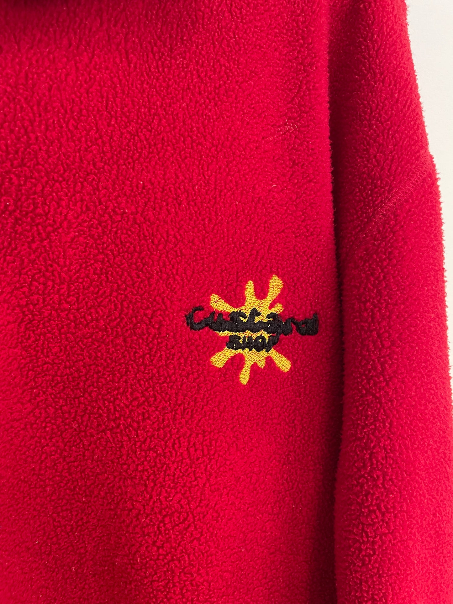 Custard Reclaimed Red 1/4 Zip Fleece | Size XXL Custard Shop Official