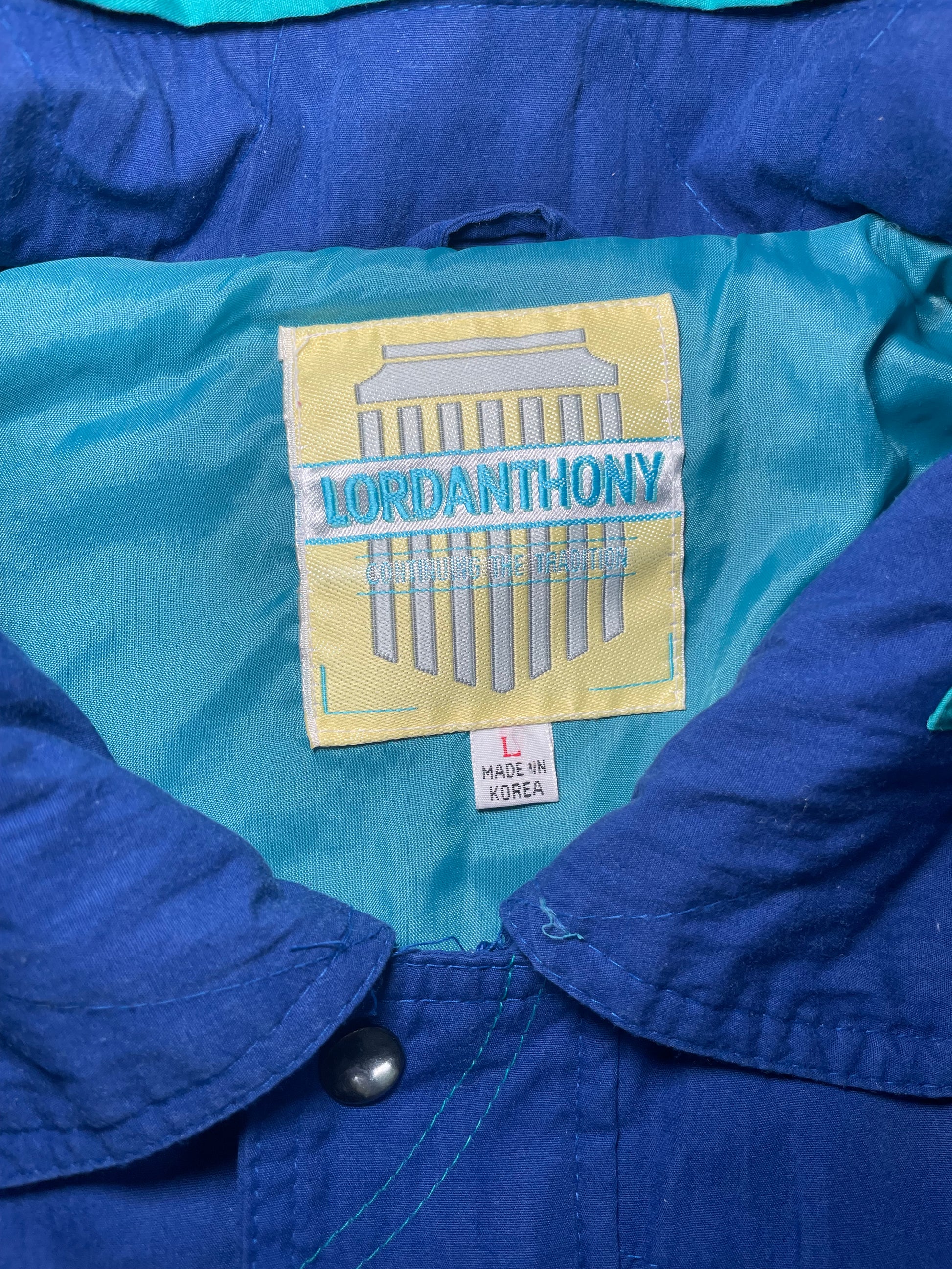 Custard Reclaimed Blue Full-Zip Jacket | Size Large Custard Shop Official