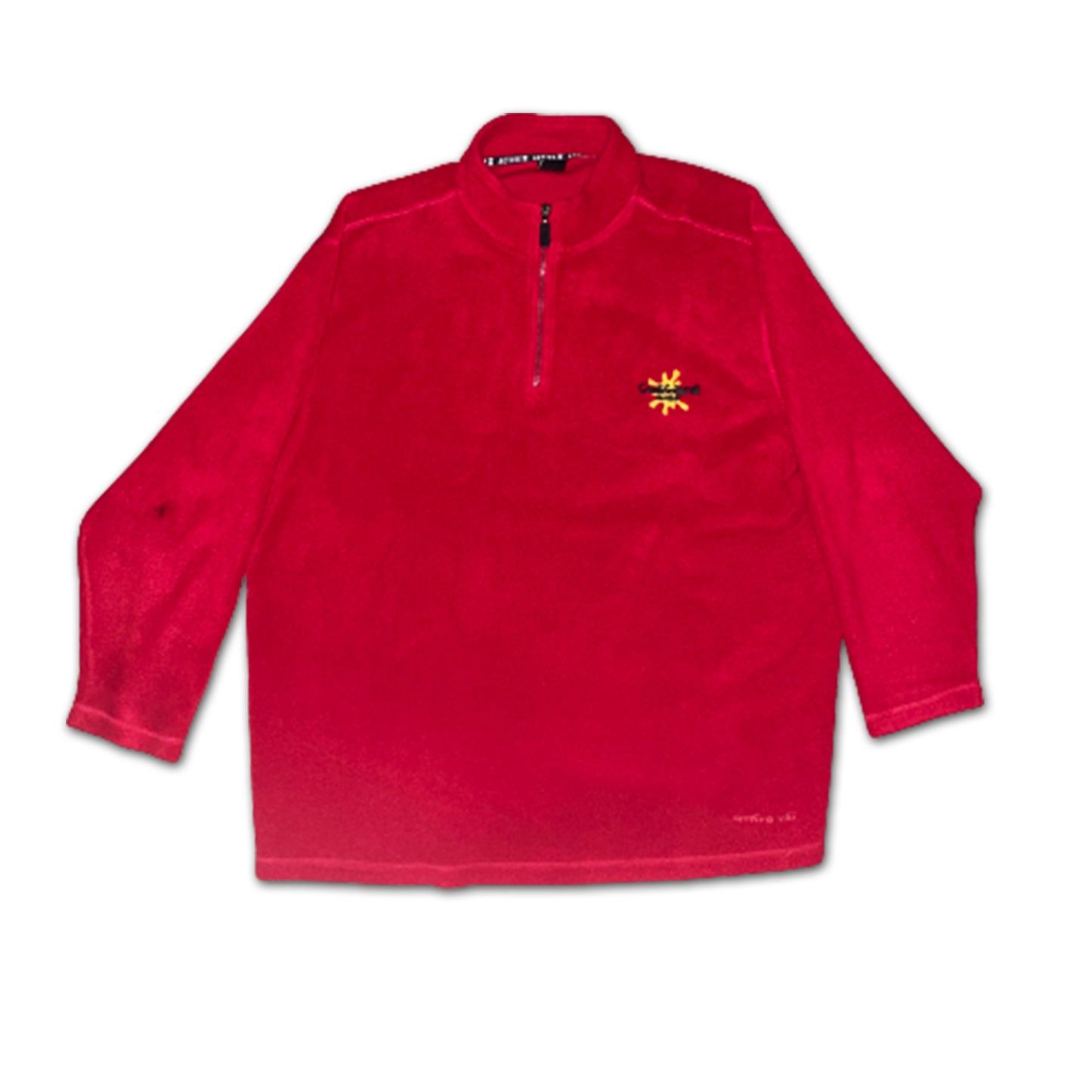 Custard Reclaimed Red 1/4 Zip Fleece | Size XXL Custard Shop Official