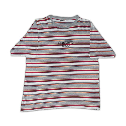 Custard Reclaimed Striped T-Shirt | Size Large Custard Shop Official
