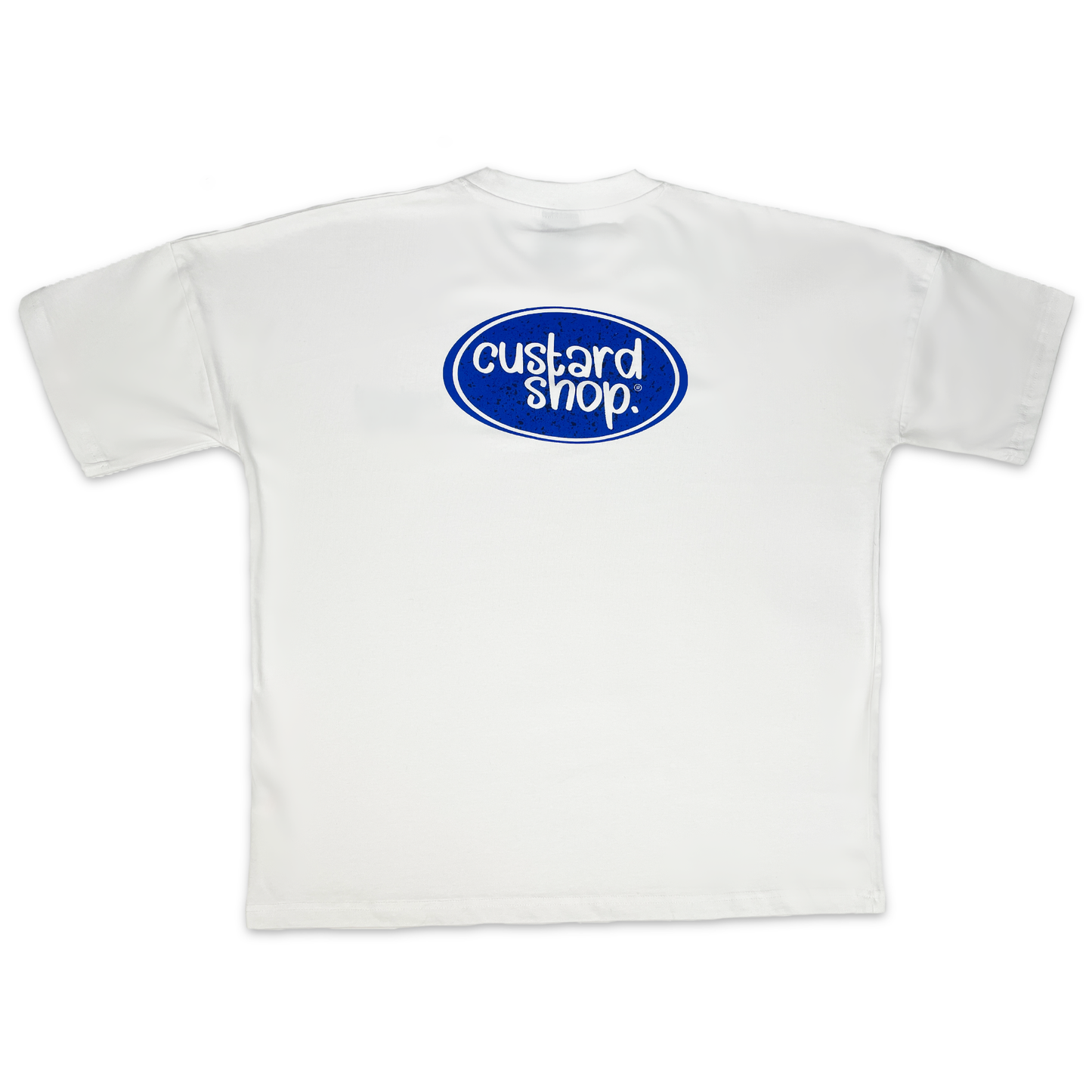 Oval Print T-Shirt | White