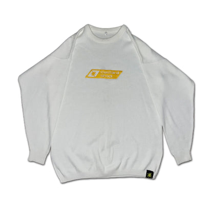 Custard Reclaimed Wool Embroidered Jumper | Size 10/12 Custard Shop Official